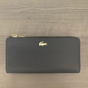 Lacoste half zip wallet